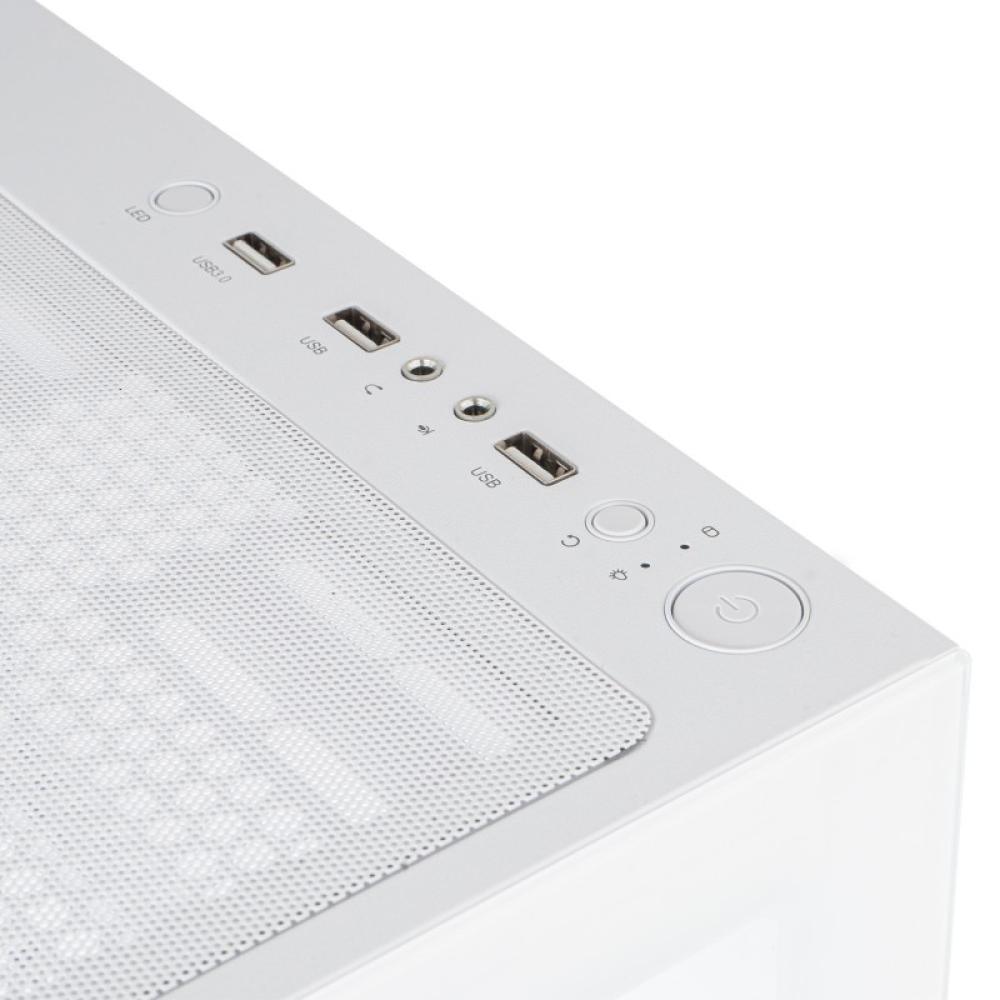 NOX - Hummer NXHUMMERVSNWH carcasa de ordenador Midi Tower Blanco