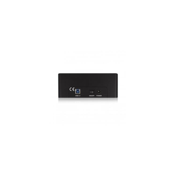 Ewent - EW7014 base de conexión para disco duro USB 3.2 Gen 1 (3.1 Gen 1) Type-A Negro
