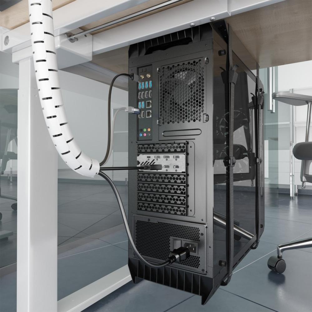 AISENS - A151-0919 organizador de cables Universal Pasacables Blanco 1 pieza(s)