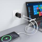 AISENS - ASCH-30W2P047-BK cargador de dispositivo móvil Cámara digital, MP3, MP4, Teléfono móvil, Navegante, Portátil, Consola d