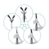 AISENS - A151-0918 organizador de cables Universal Pasacables Blanco 1 pieza(s)