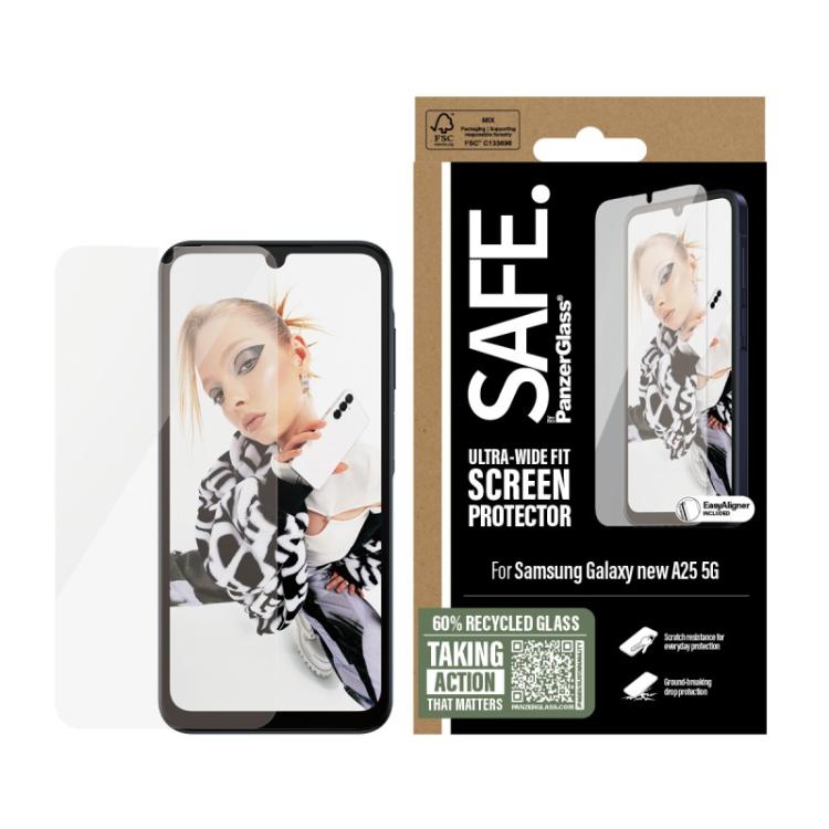 PanzerGlass - SAFE. by ® Screen Protector Samsung Galaxy A26 5G / Ultra-Wide Fit w. EasyAligner Protector de pantalla 1 pieza(s)