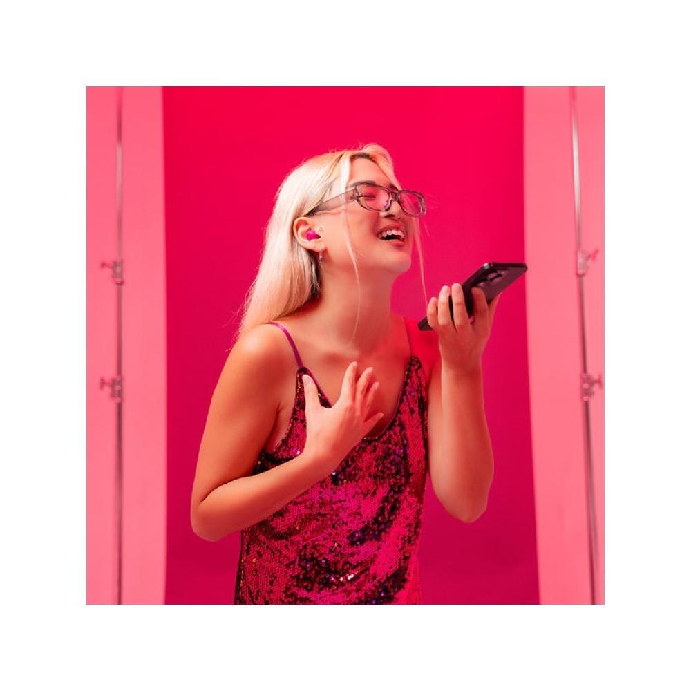 JLab - Go Pop ANC Auriculares True Wireless Stereo (TWS) Dentro de oído Llamadas/Música Bluetooth Fucsia