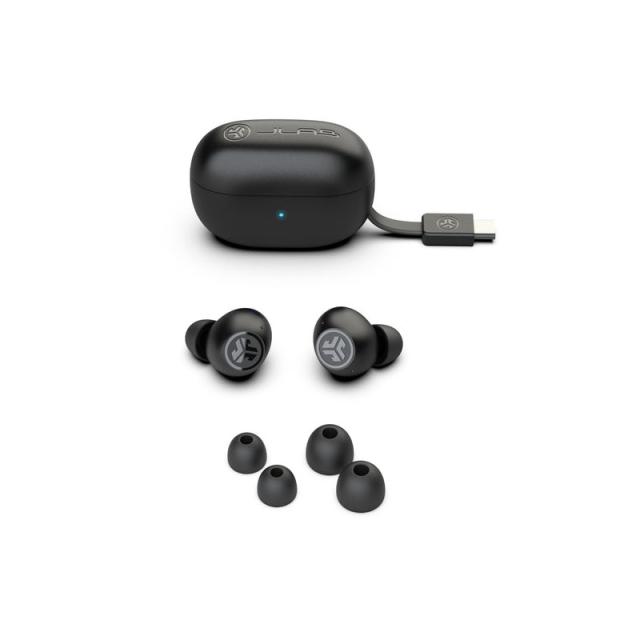 JLab - Go Pop ANC Auriculares True Wireless Stereo (TWS) Dentro de oído Llamadas/Música Bluetooth Negro