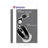 Verbatim - Ratón óptico de viaje Go Mini: Negro