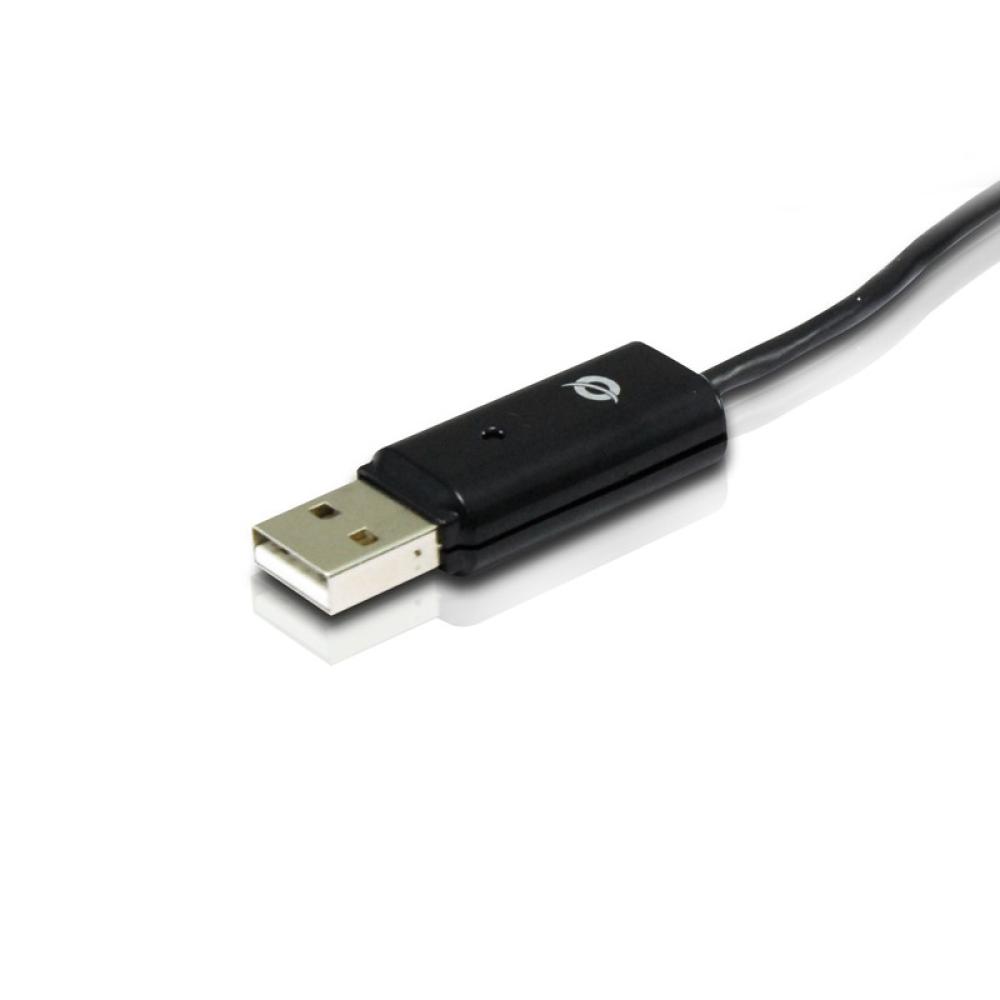Conceptronic - CUSBODDSHARE cable para video, teclado y ratón (kvm) Negro 1,8 m