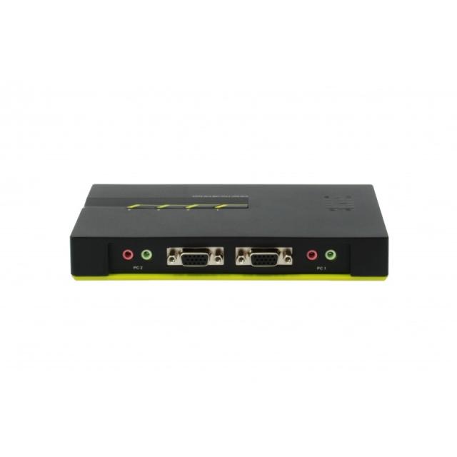LevelOne - Switch KVM de 4 puertos USB con Audio