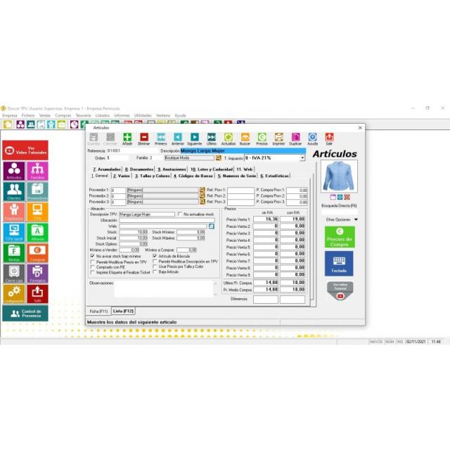 Doscar - TPV Comercio Version Completa Licencia Electronica
