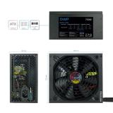 TooQ - TQAPOLO-750SP unidad de fuente de alimentación 750 W 20+4 pin ATX ATX Negro