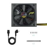 TooQ - TQAPOLO-700SP unidad de fuente de alimentación 700 W 20+4 pin ATX ATX Negro