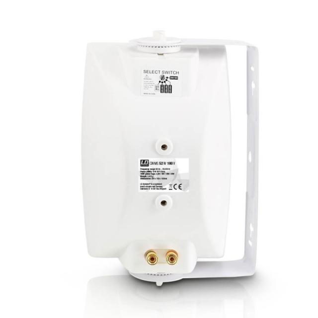 LD Systems - Contractor CWMS 52 W 100 V De 2 vías Blanco Alámbrico 30 W