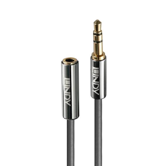 Lindy - 35327 cable de audio 1 m 3,5mm Antracita