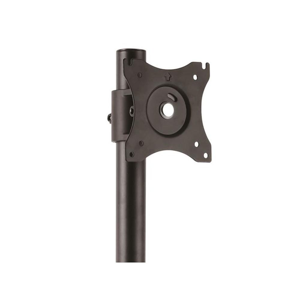 StarTech.com - Soporte Vertical de Acero de Servicio Pesado para dos Monitores - Base Ajustable VESA para Pantallas de hasta 27