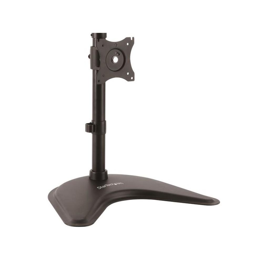 StarTech.com - Soporte Vertical de Acero de Servicio Pesado para dos Monitores - Base Ajustable VESA para Pantallas de hasta 27