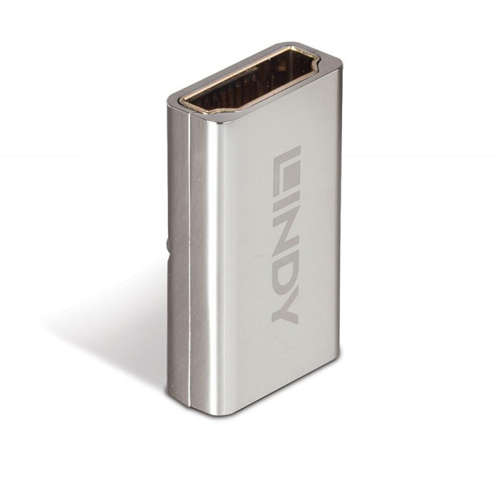 Lindy - 41511 cambiador de género para cable HDMI 2.1 Plata