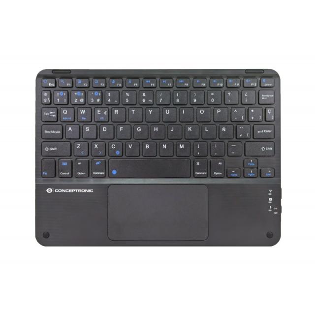 Conceptronic - TOBIN01BES teclado Universal Bluetooth QWERTY Español Negro