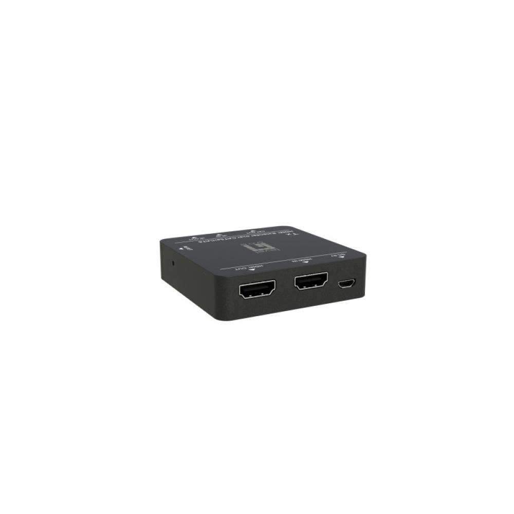 LevelOne - HVE-9006 extensor audio/video Transmisor y receptor de señales AV Negro