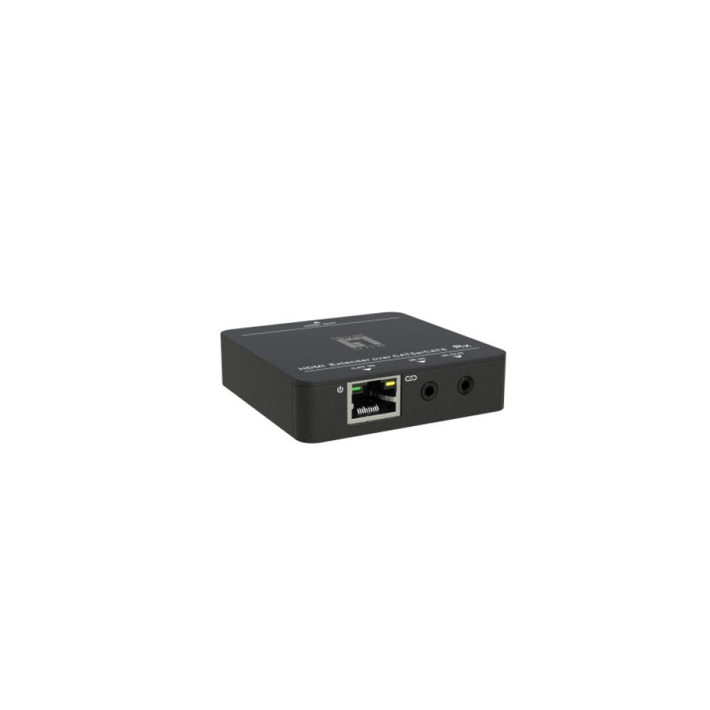 LevelOne - HVE-9006 extensor audio/video Transmisor y receptor de señales AV Negro