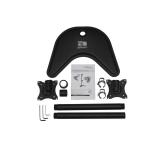 StarTech.com - Soporte Vertical de Acero de Servicio Pesado para dos Monitores - Base Ajustable VESA para Pantallas de hasta 27