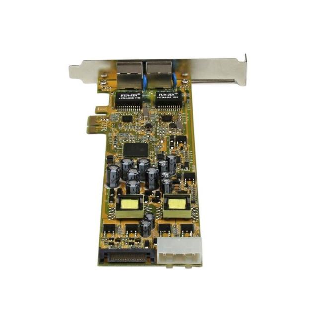 StarTech.com - Tarjeta Adaptador de Red PoE/PSE PCI Express PCIe Gigabit Ethernet con 2 Puertos RJ45