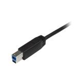 StarTech.com - Cable Adaptador de 2m USB Tipo C a USB B USB 3.0 (5Gbps) - Cable de Impresora USB C a USB Tipo B