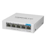 Keenetic - Switch Gigabit de 5 puertos con 4 puertos PoE+ y asignación de energía de 60 W
