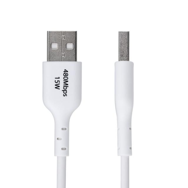 StarTech.com - Cable Cargador USB-A a USB-C de 1m - Cable Adaptador USB-A a USB Tipo C - 3A - Cable de Carga y S - USB2AC1MNCWHE