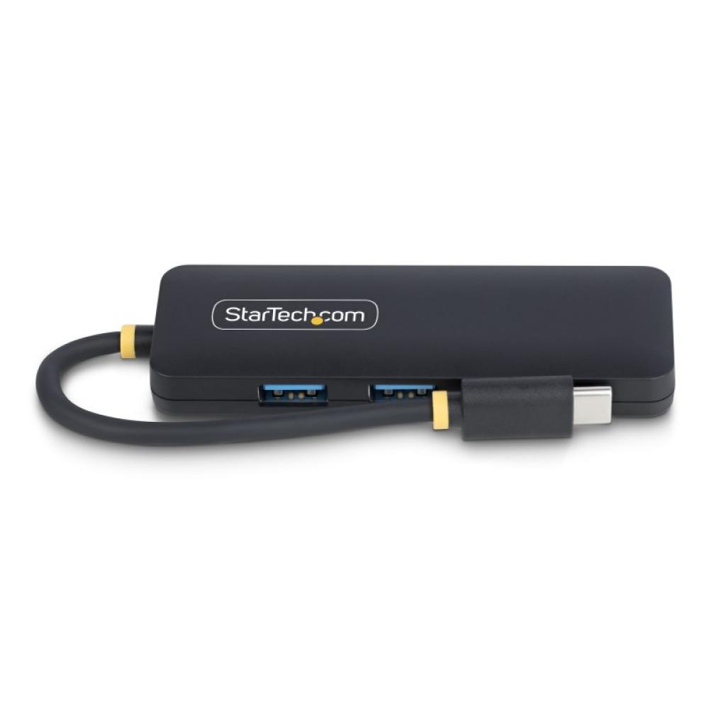 StarTech.com - Hub USB-C de 4 Puertos - Ladrón USB Tipo C a 4 Puertos USB-A - Alimentado por el Bus - USB 3.0 de 5Gbps - Hub Por