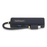 StarTech.com - Hub USB-C de 4 Puertos - Ladrón USB Tipo C a 4 Puertos USB-A - Alimentado por el Bus - USB 3.0 de 5Gbps - Hub Por