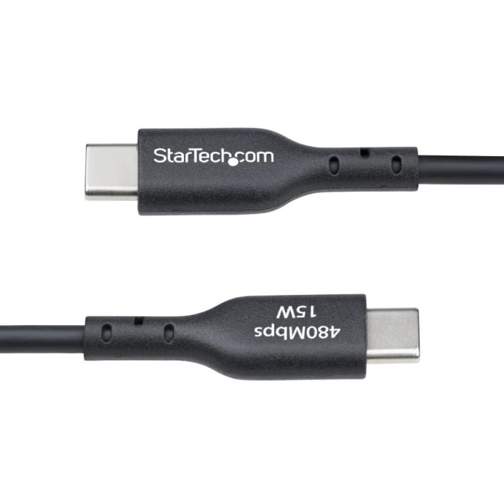 StarTech.com - Cable Cargador USB-A a USB-C de 1m - Cable Adaptador USB-A a USB Tipo C - 3A - Cable de Carga y Sinc - USB2AC1MNC